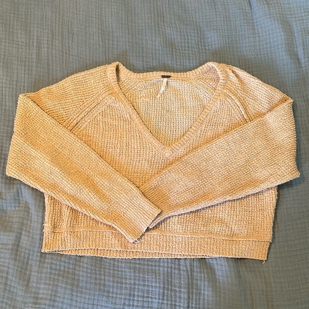 Free People Crop Sweater